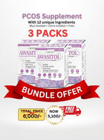 Awasitol PCOS Support Bundle - 3 Packs | Best PCOS Supplement in Pakistan for Hormonal Balance & Fertility