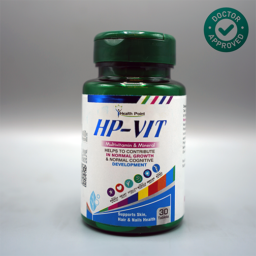 HP-Vit Multivitamin & Mineral Tablets – Best Multivitamin for Energy, Immunity & Skin Health in Pakistan