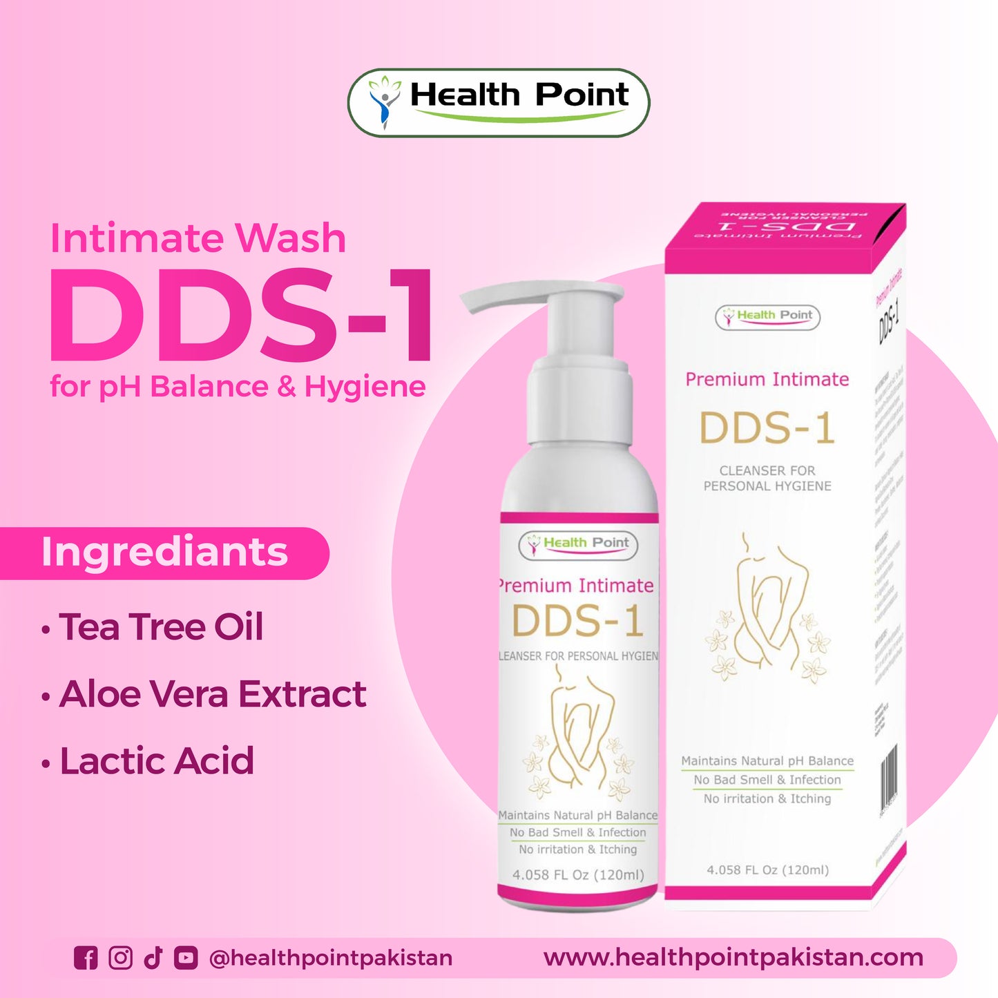 DDS1 Intimate Wash | Best Vaginal Wash in Pakistan for pH Balance & Hygiene