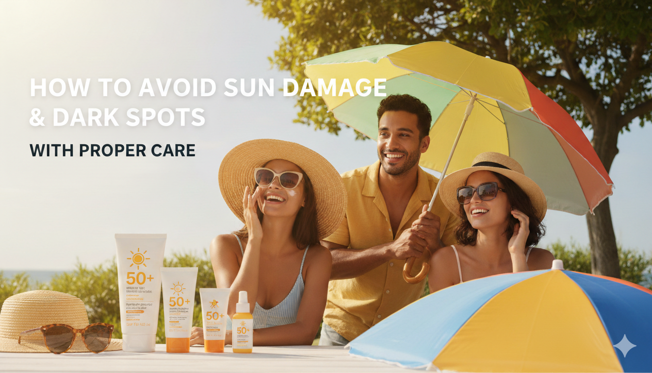 How to Avoid Sun Damage and Dark Spots with Proper Care – Health Point ...