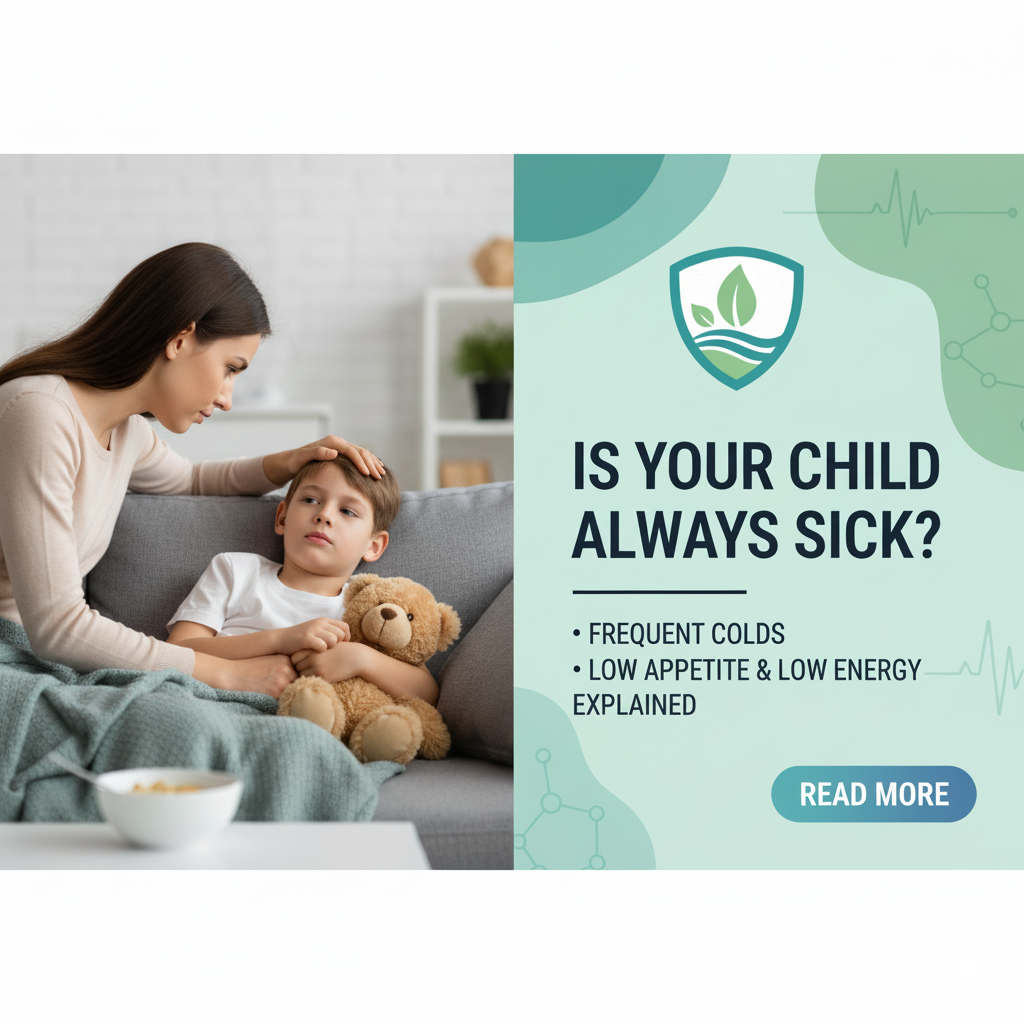 Is Your Child Always Sick? Frequent Colds, Low Appetite & Low Energy Explained