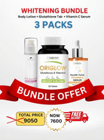 Best whitening bundle in Pakistan – glutathione tablets, vitamin C serum and body lotion