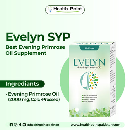 Evening Primrose Oil (EPO) – 100% pure, cold-pressed source of Gamma Linolenic Acid (GLA).