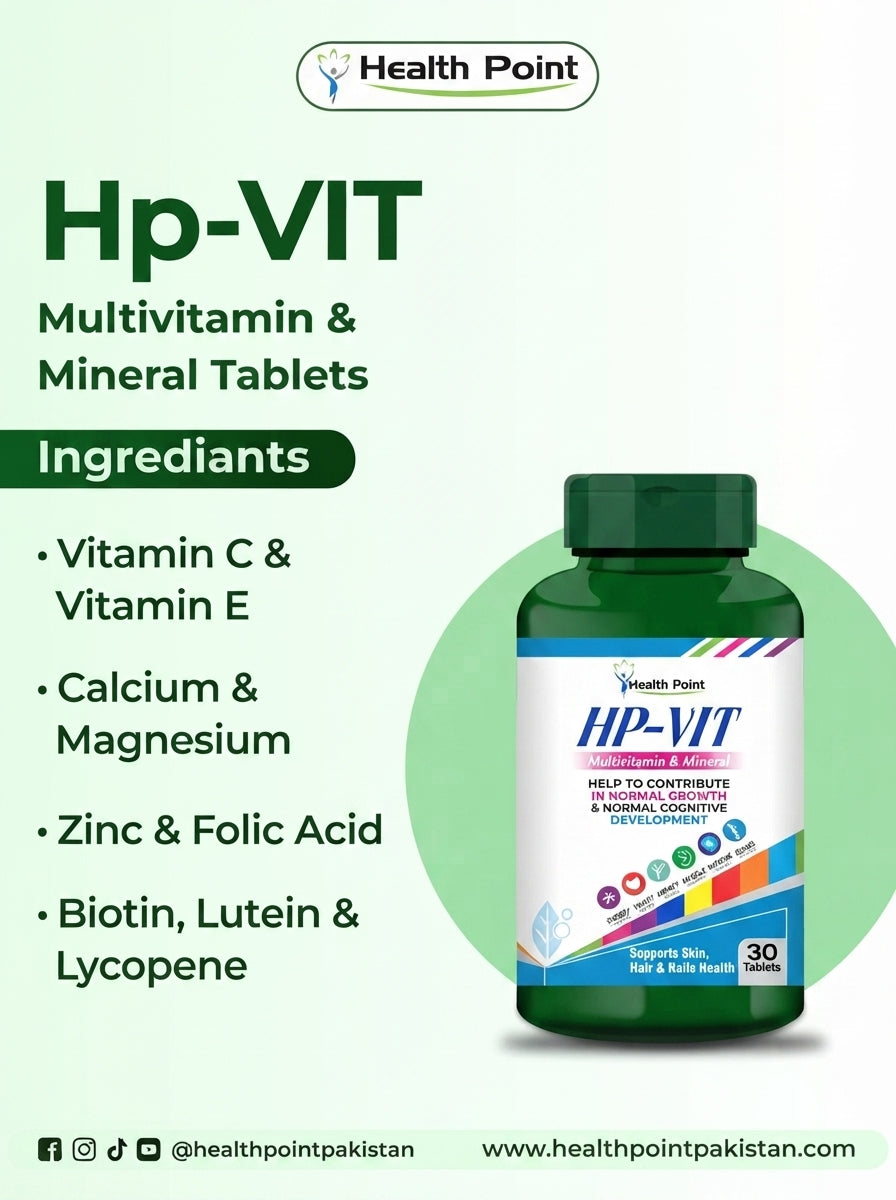 HP-Vit multivitamin ingredients with essential vitamins and minerals