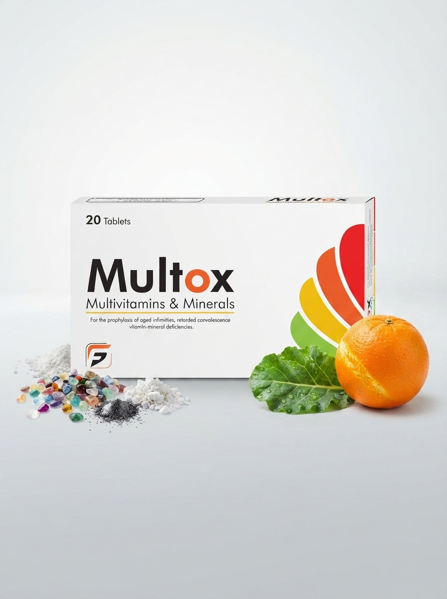 Multox multivitamin product display – best daily multivitamin in Pakistan