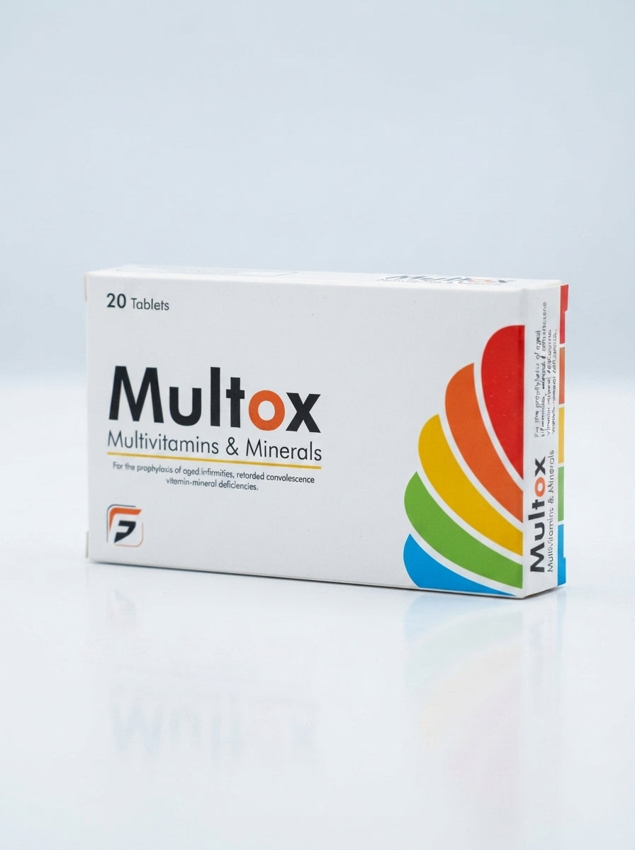 Multox daily multivitamin box – 23 essential vitamins and minerals in Pakistan