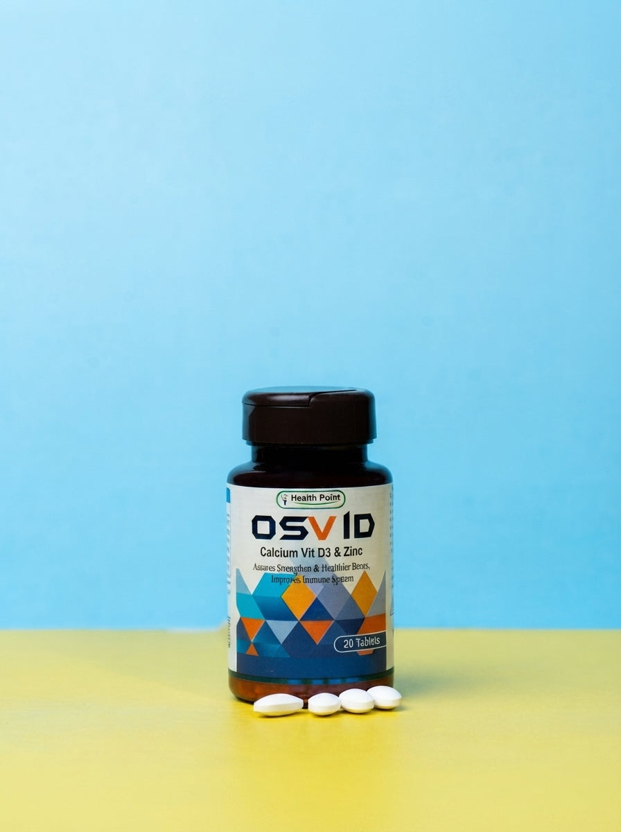 OSVID Calcium Citrate Tablets – Best Calcium Supplement in Pakistan with Magnesium, Selenium, and Zinc