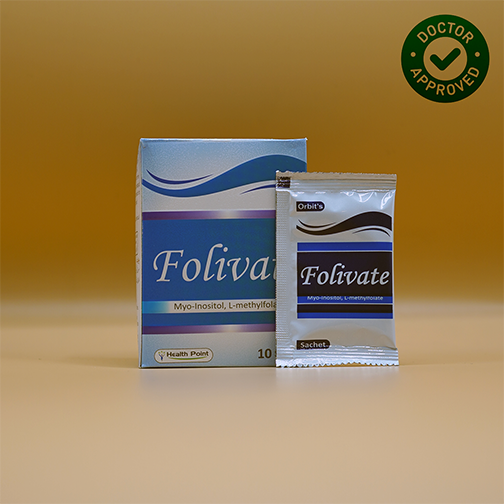 Folivate Sachet - Affordable Myo-Inositol & Folic Acid Supplement for PCOS Support in Pakistan