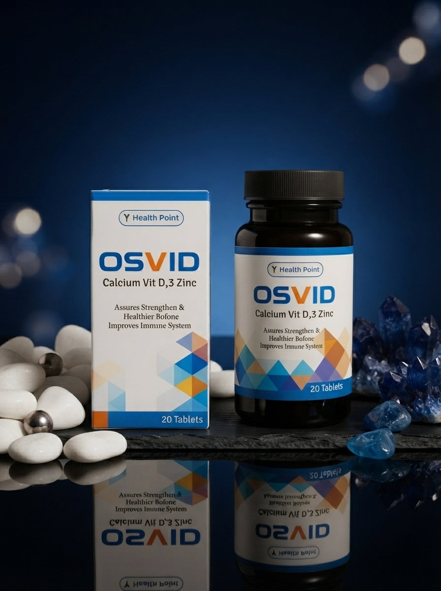 OSVID Calcium Citrate Tablets – Best Calcium Supplement in Pakistan with Magnesium, Selenium, and Zinc