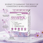 Awasitol Sachet consistency wellness support image for daily PCOS supplement routine by Health Point
