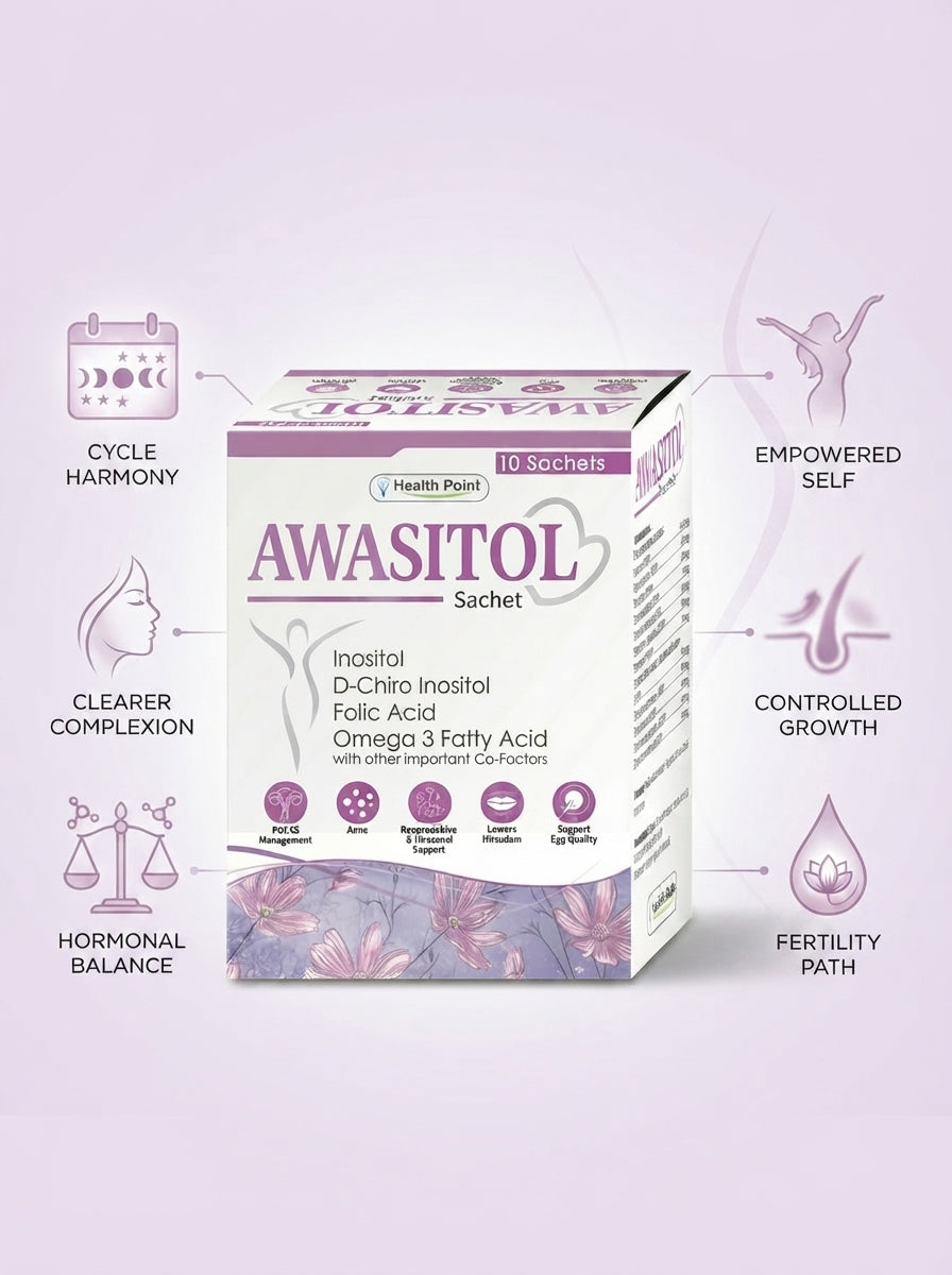Awasitol Sachet | Best PCOS Supplement in Pakistan | Myo-Inositol & D-Chiro Inositol