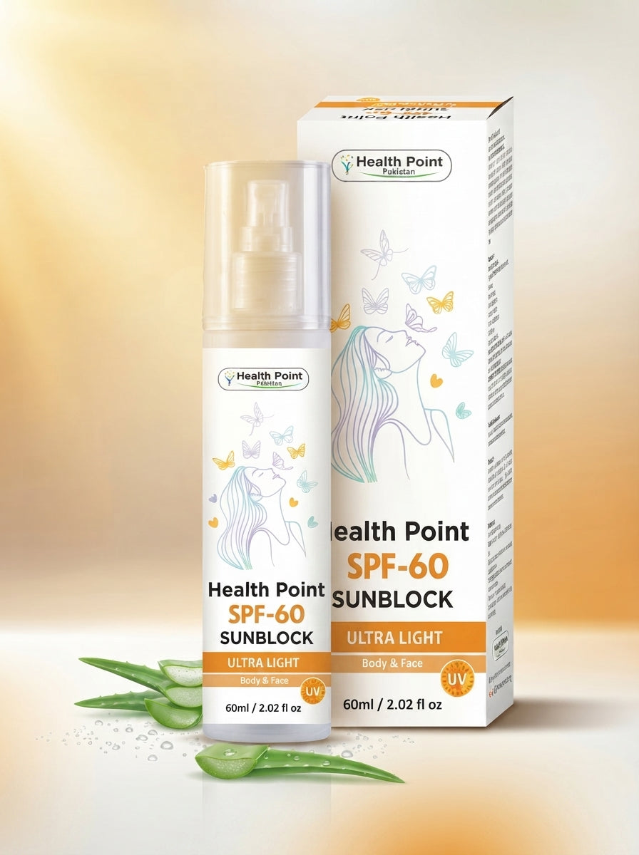 Best Sunblock in Pakistan – Health Point SPF 60 PA++++ | 
