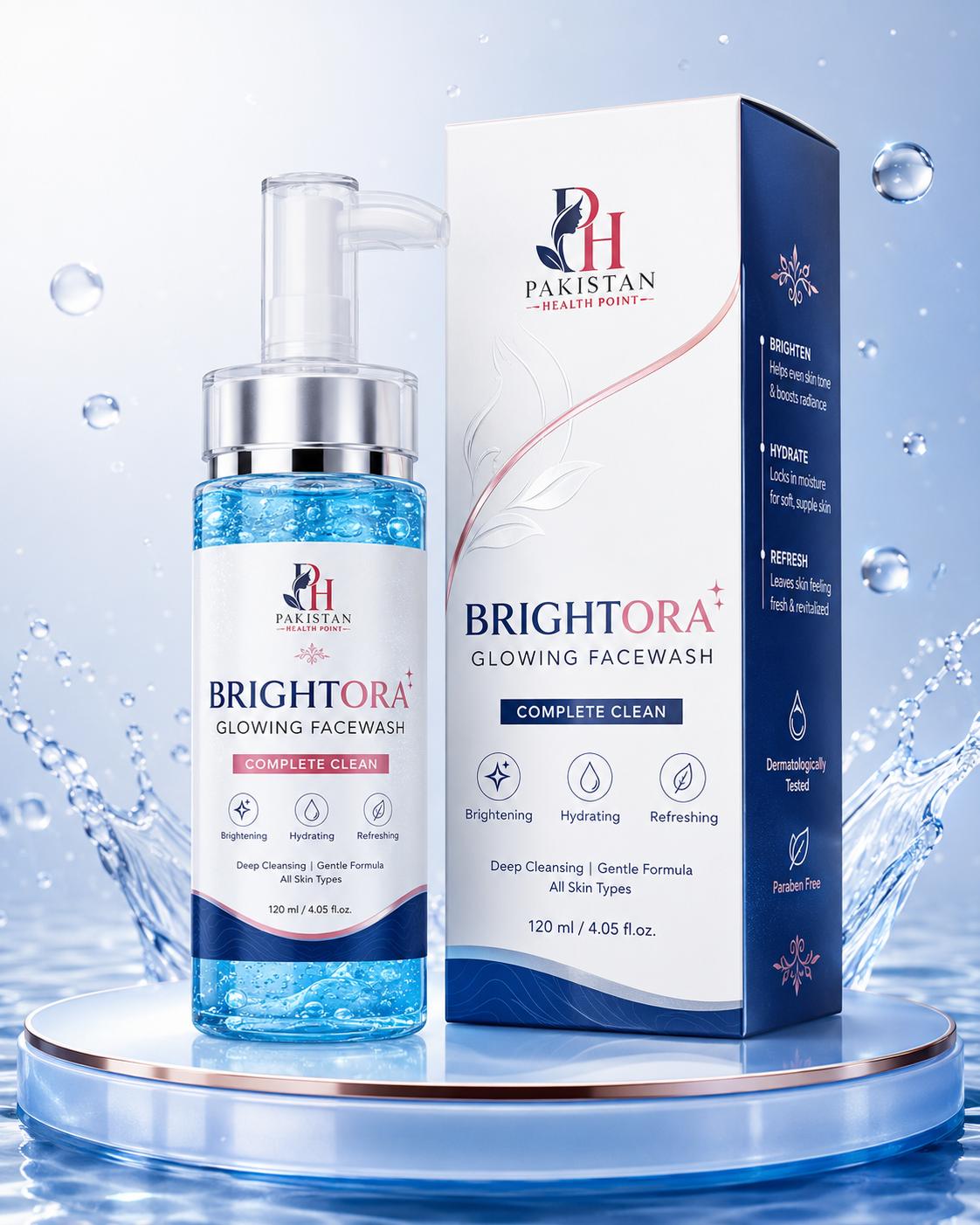 Brightora Glowing Facewash | Vitamin C & Niacinamide