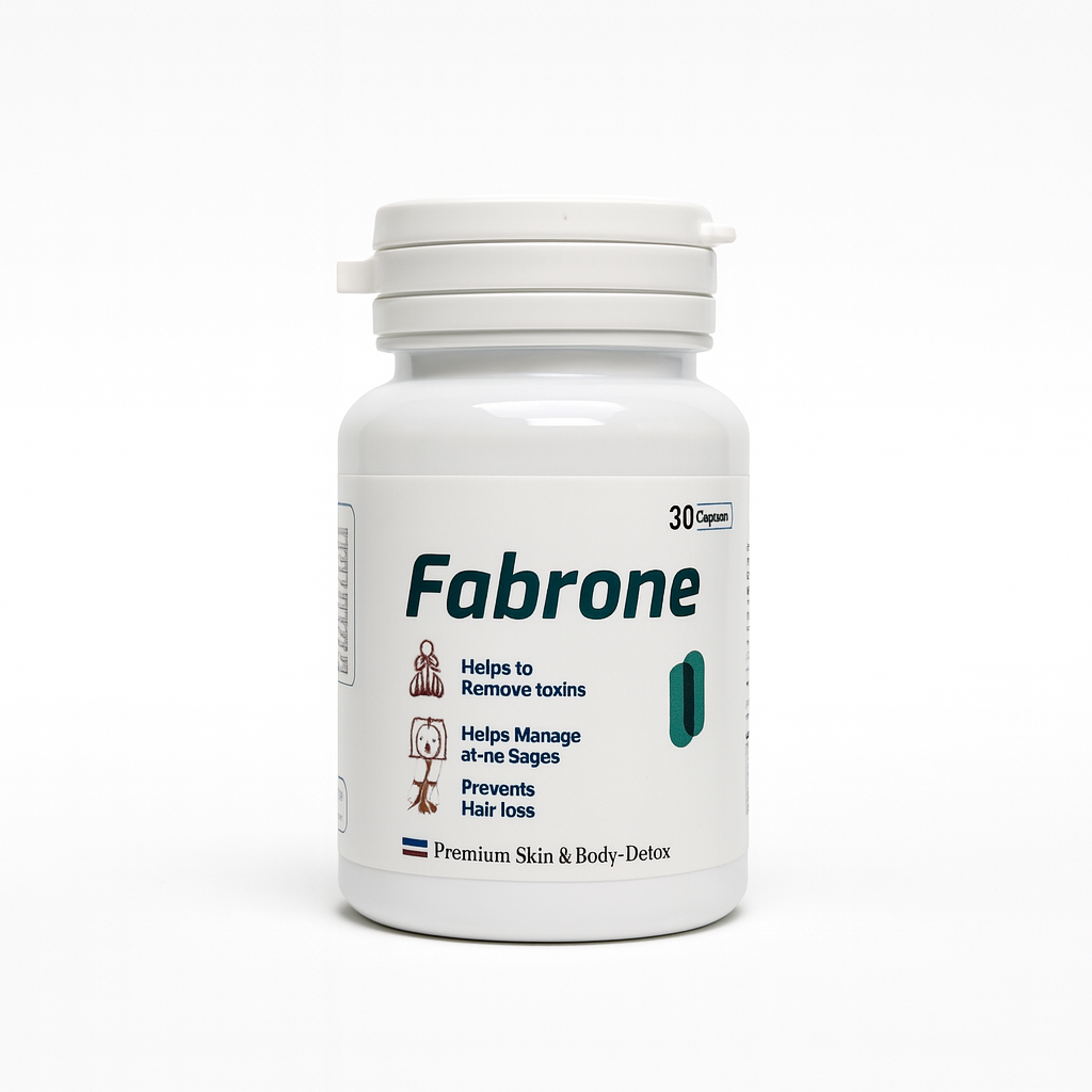 Fabrone herbal blood purifier capsules for acne treatment and glowing skin in Pakistan