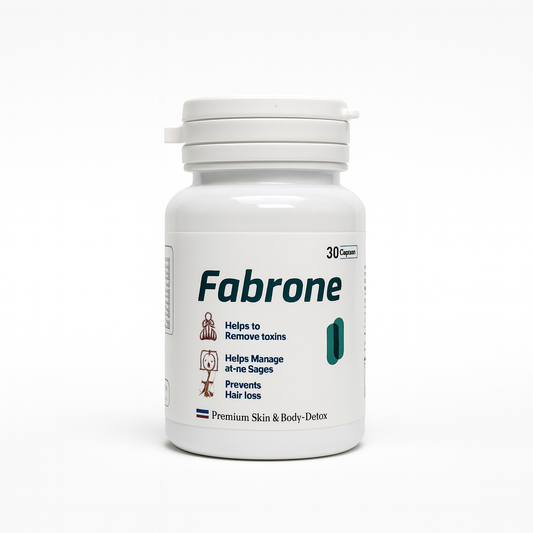 Fabrone herbal blood purifier capsules for acne treatment and glowing skin in Pakistan