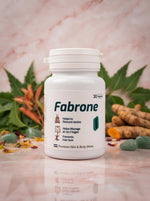 Fabrone herbal blood purifier capsules bottle for acne and glowing skin