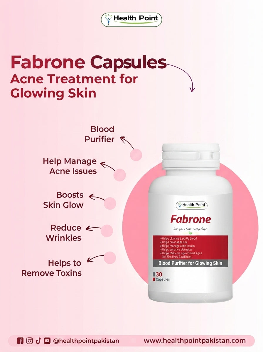 Fabrone capsules benefits for blood purification and clear skin