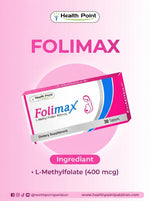 Folimax folic acid tablets ingredients with L-Methylfolate
