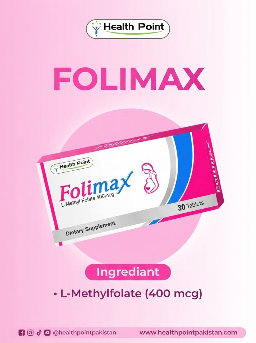 Folimax folic acid tablets ingredients with L-Methylfolate