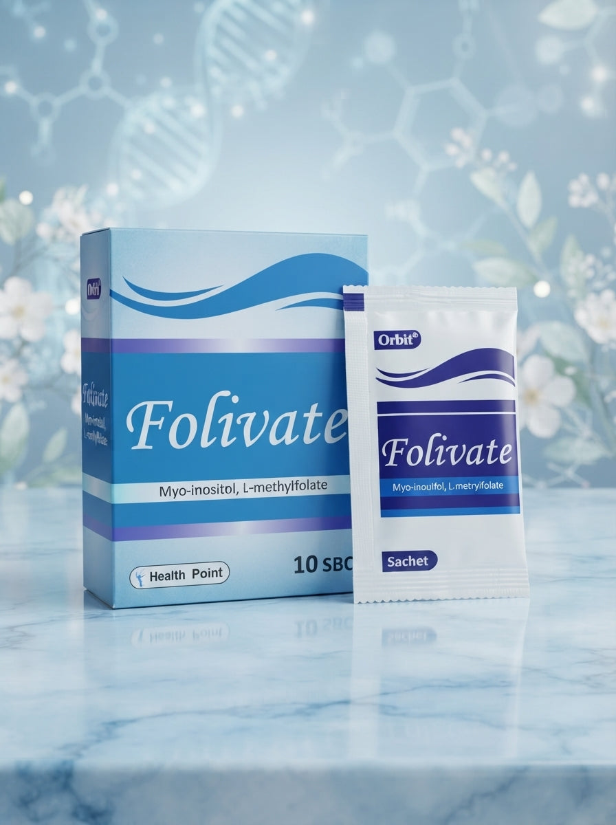 Folivate Sachet - Affordable Myo-Inositol & Folic Acid Supplement for PCOS Support in Pakistan