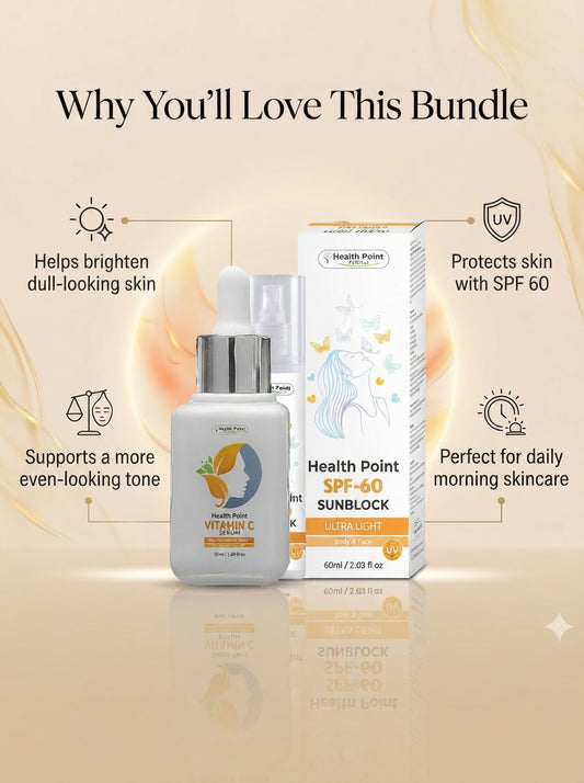 Best Vitamin C + Sunblock Duo in Pakistan | Daily Glow SPF 60