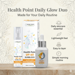 Health Point Daily Glow Duo trust image for a lightweight easy to layer daily skincare bundle in Pakistan