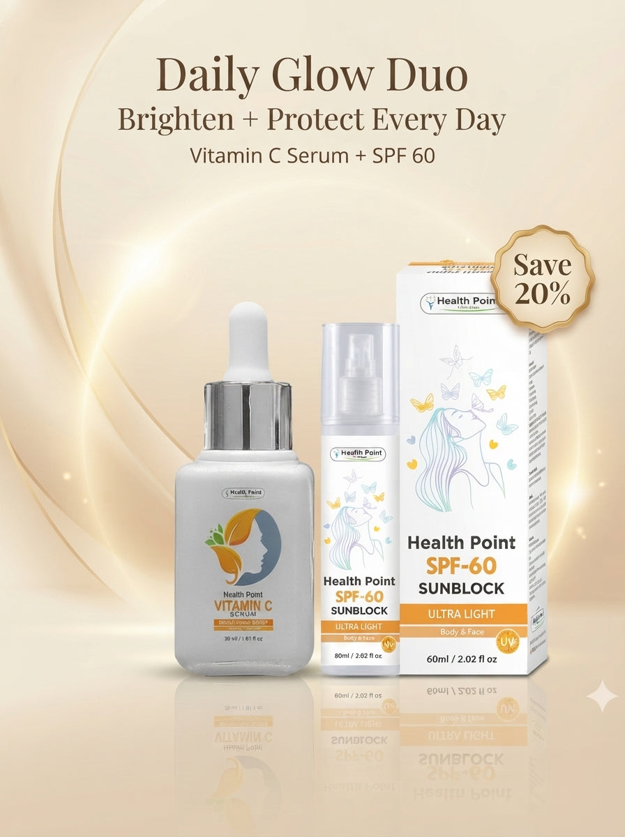 Best Vitamin C + Sunblock Duo in Pakistan | Daily Glow SPF 60