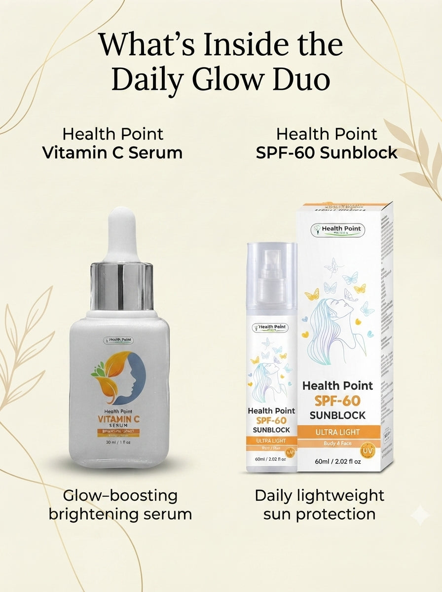 Best Vitamin C + Sunblock Duo in Pakistan | Daily Glow SPF 60
