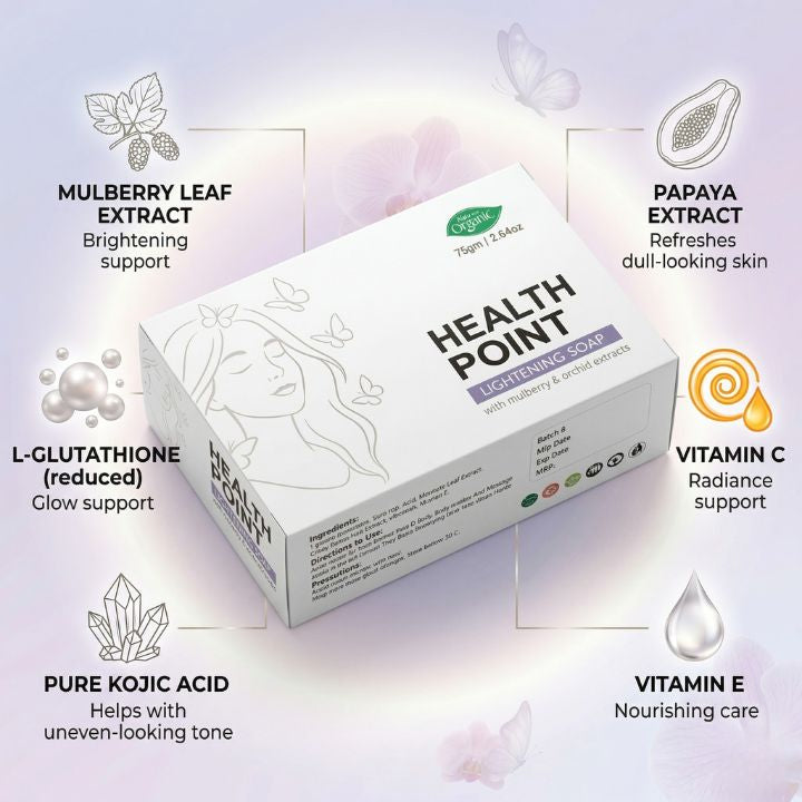 Best Skin Lightening Soap Pakistan | Health Point Glutathione 75gm  Health  Point Pakistan