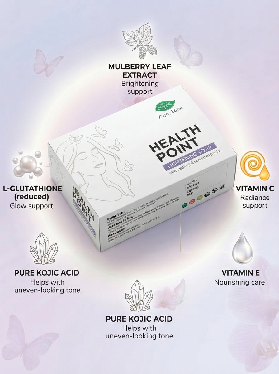 Best Skin Lightening Soap Pakistan | Health Point Glutathione 75gm