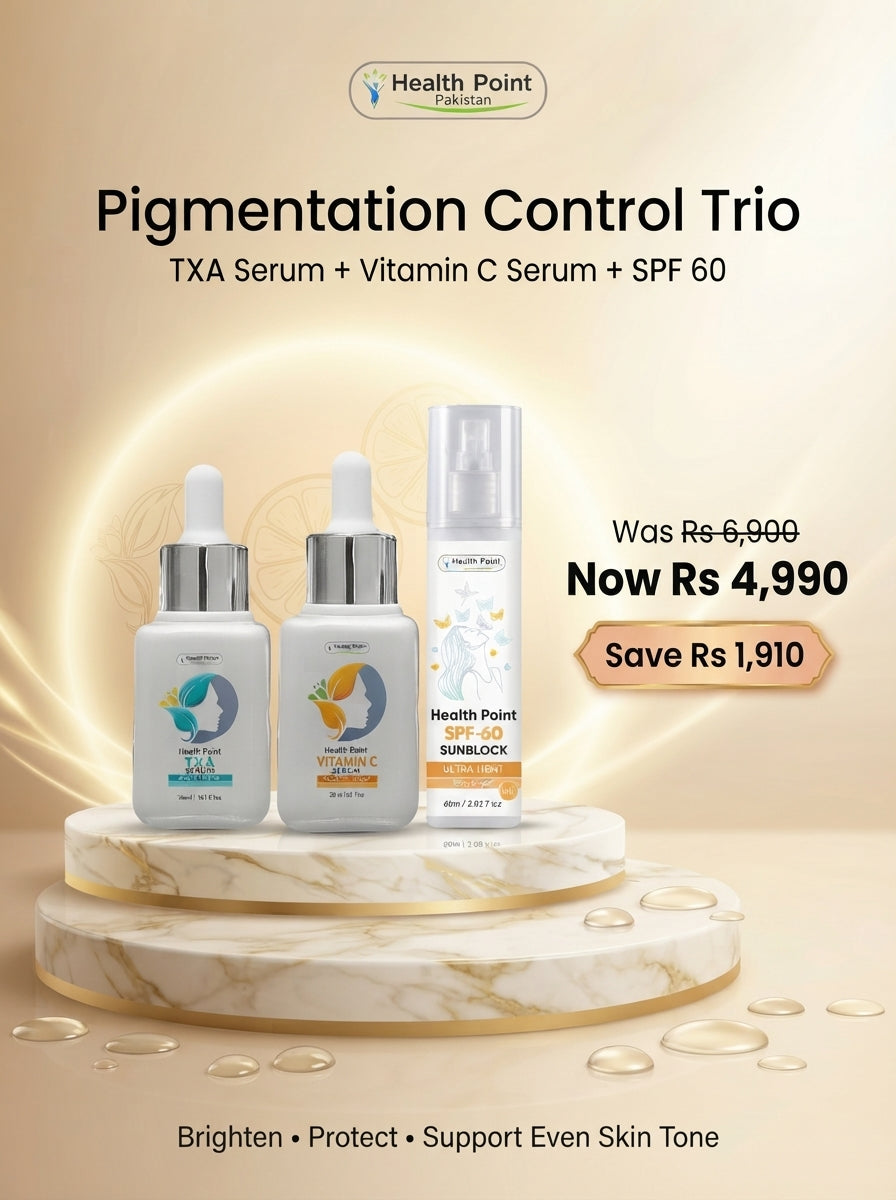Health Point Pigmentation Control Trio – TXA Serum + Vitamin C + SPF 60