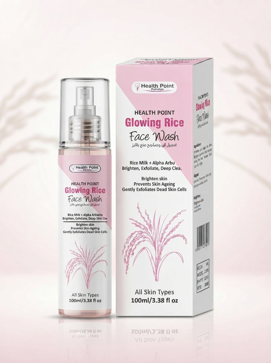 Health Point Rice Face Wash | Alpha Arbutin Brightening 100ml