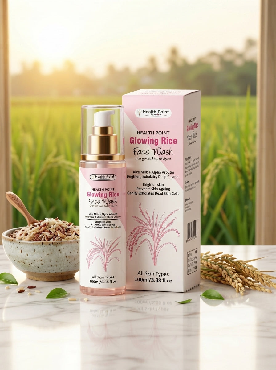 Health Point Rice Face Wash | Alpha Arbutin Brightening 100ml