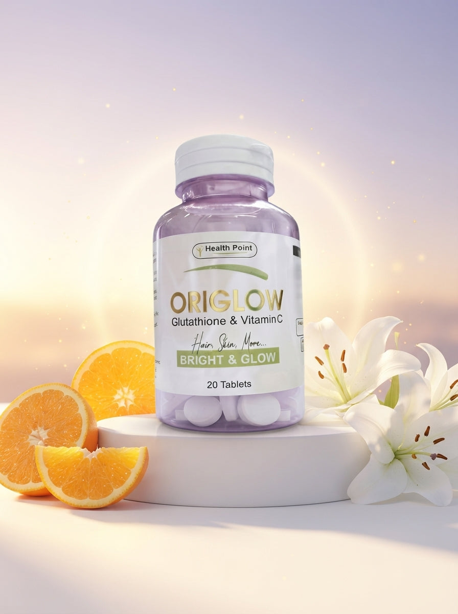 Origlow glutathione and vitamin C tablets ingredients
