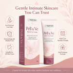 Pell and Ve Cream trust image by Health Point Pakistan showing gentle intimate skincare suitable for all skin types and daily care routine