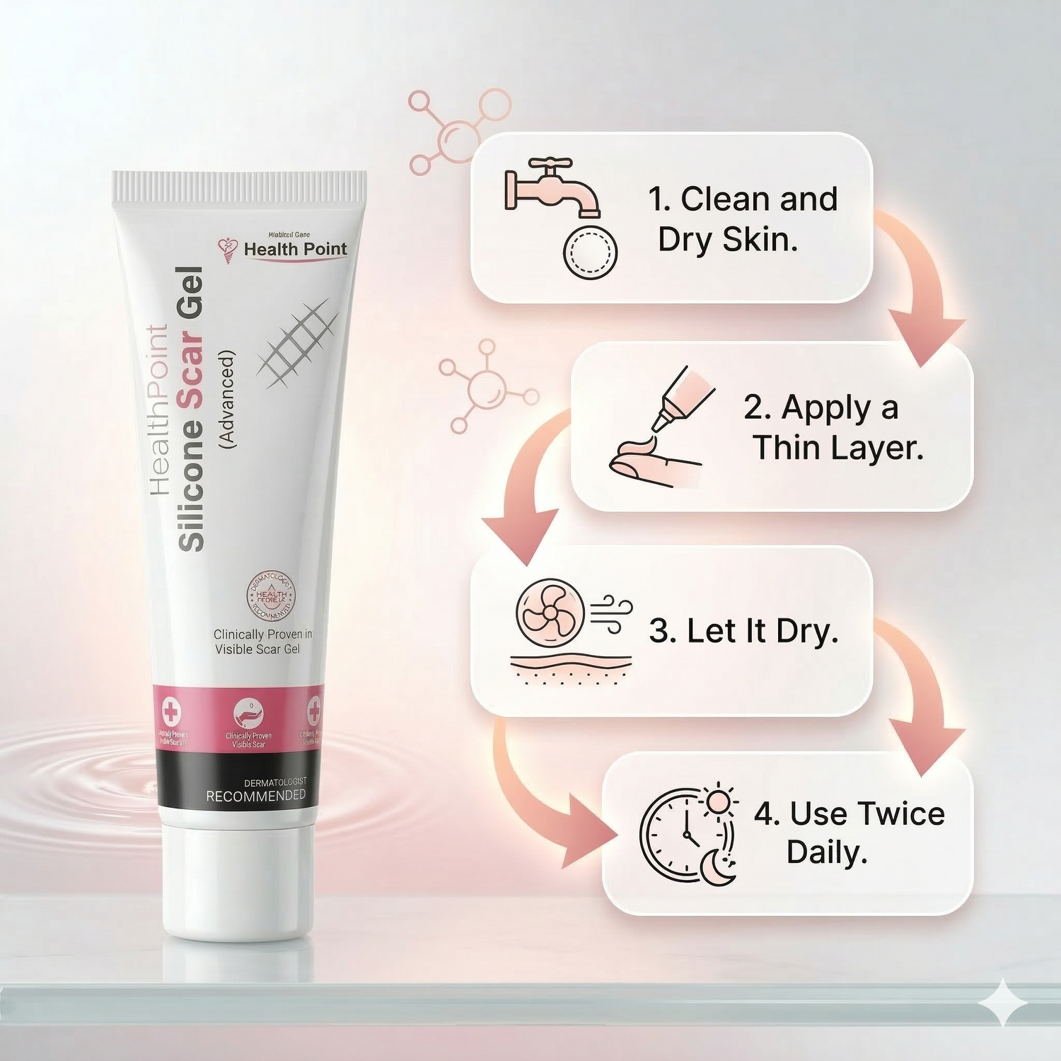 Dermatologist recommended silicone scar gel for facial and body scar reduction. Shop the best medical-grade treatment online.