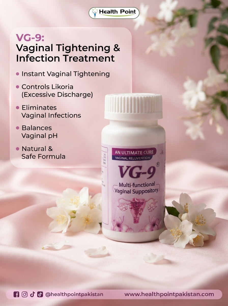 Best Vaginal Tightening & Infection Treatment - VG9 Suppository in Pakistan (With Quercus infectoria)